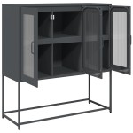 vidaXL Dulap, antracit, 100,5x39x107 cm, oțel laminat la rece