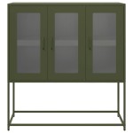 vidaXL Dulap, verde măsliniu, 100,5x39x107 cm, oțel laminat la rece