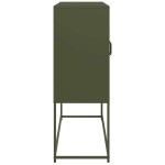 vidaXL Dulap, verde măsliniu, 100,5x39x107 cm, oțel laminat la rece
