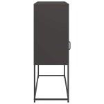 vidaXL Dulap, negru, 100,5x39x107 cm, oțel laminat la rece