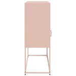 vidaXL Dulap, roz, 100,5x39x107 cm, oțel laminat la rece