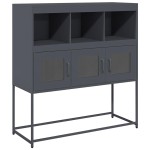 vidaXL Dulap, antracit, 100,5x39x107 cm, oțel laminat la rece