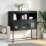 vidaXL Dulap, antracit, 100,5x39x107 cm, oțel laminat la rece