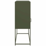 vidaXL Dulap, verde măsliniu, 100,5x39x107 cm, oțel laminat la rece