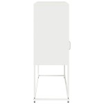 vidaXL Dulap, alb, 100,5x39x107 cm, oțel laminat la rece
