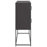 vidaXL Dulap, negru, 100,5x39x107 cm, oțel laminat la rece