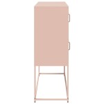 vidaXL Dulap, roz, 100,5x39x107 cm, oțel laminat la rece vidaXL Dulap, roz, 100,5x39x107 cm, oțel laminat la rece