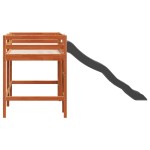 vidaXL Pat pentru copii fără saltea maro 80x200 cm lemn masiv pin