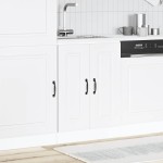 vidaXL Dulap de bază pentru chiuvetă „Kalmar” alb lemn de prelucrare vidaXL Dulap de bază pentru chiuvetă „Kalmar” alb lemn de prelucrare