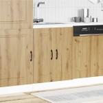vidaXL Dulap de bază pentru chiuvetă „Kalmar” Stejar Artisan Lemn vidaXL Dulap de bază pentru chiuvetă „Kalmar” Stejar Artisan Lemn