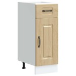 vidaXL Dulap de bază de bucătărie „Kalmar” din lemn de stejar Sonoma vidaXL Dulap de bază de bucătărie „Kalmar” din lemn de stejar Sonoma