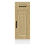 vidaXL Dulap de bază de bucătărie „Kalmar” din lemn de stejar Sonoma vidaXL Dulap de bază de bucătărie „Kalmar” din lemn de stejar Sonoma