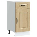 vidaXL Dulap de bază de bucătărie „Kalmar” din lemn de stejar Sonoma vidaXL Dulap de bază de bucătărie „Kalmar” din lemn de stejar Sonoma