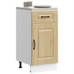 vidaXL Dulap de bază de bucătărie „Kalmar” din lemn de stejar Sonoma vidaXL Dulap de bază de bucătărie „Kalmar” din lemn de stejar Sonoma
