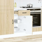 vidaXL Dulap de bază de bucătărie „Kalmar” din lemn de stejar Sonoma vidaXL Dulap de bază de bucătărie „Kalmar” din lemn de stejar Sonoma