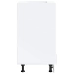 vidaXL Dulap pentru cuptor „Kalmar” din lemn prelucrat alb