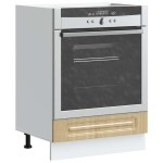 vidaXL Dulap pentru cuptor "Kalmar" din lemn de stejar sonoma