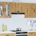 vidaXL Dulap de bucătărie „Kalmar” lemn prelucrat stejar artificial vidaXL Dulap de bucătărie „Kalmar” lemn prelucrat stejar artificial