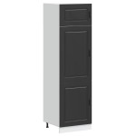 vidaXL Dulap de bucătărie „Kalmar” din lemn negru prelucrat
