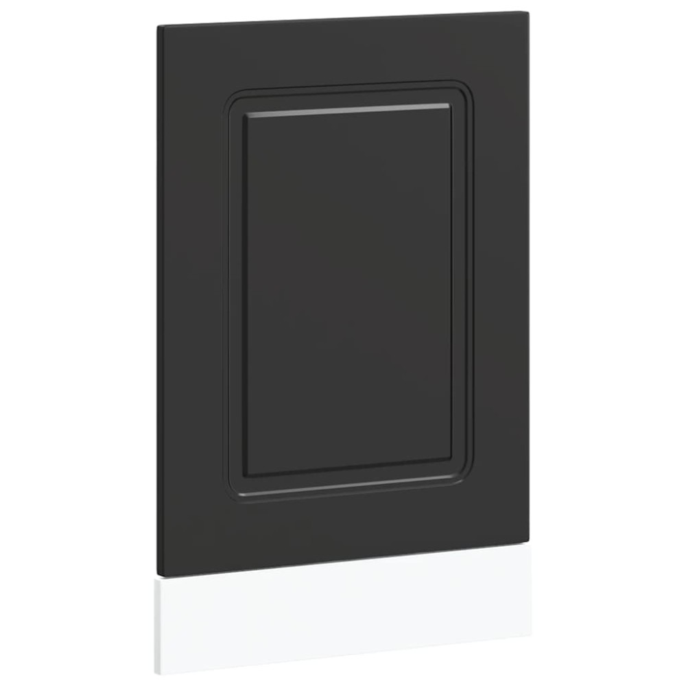 vidaXL Panou pentru mașină spălat vase „Kalmar” negru lemn prelucrat