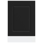 vidaXL Panou pentru mașină spălat vase „Kalmar” negru lemn prelucrat