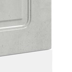 vidaXL Panou pentru mașină de spălat vase Beton Gri Lemn prelucrat