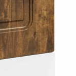 vidaXL Panou pentru mașină de spălat vase Stejar afumat Lemn prelucrat