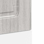 vidaXL Panou pentru mașină de spălat vase Gri Sonoma Lemn prelucrat