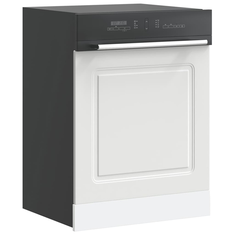 vidaXL Panou pentru mașină de spălat vase "Kalmar" alb de prelucrare