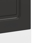 vidaXL Panou pentru mașină de spălat vase Negru lemn de prelucrare