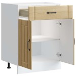 vidaXL Dulap de bază de bucătărie „Lucca” din lemn de stejar Sonoma vidaXL Dulap de bază de bucătărie „Lucca” din lemn de stejar Sonoma