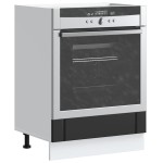 vidaXL Dulap pentru cuptor „Lucca” lemn negru prelucrat vidaXL Dulap pentru cuptor „Lucca” lemn negru prelucrat