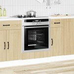 vidaXL Dulap pentru cuptor „Lucca” din lemn de stejar Sonoma