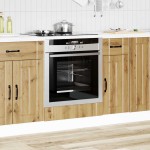 vidaXL Dulap pentru cuptor "Lucca" Artisan Stejar lemn prelucrat