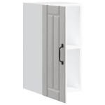 vidaXL Dulap de bucatarie "Lucca" din lemn prelucrat alb lucios