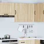 vidaXL Dulap de bucătărie „Lucca” lemn prelucrat stejar sonoma vidaXL Dulap de bucătărie „Lucca” lemn prelucrat stejar sonoma