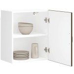 vidaXL Dulap de bucătărie "Lucca" din lemn de stejar maro