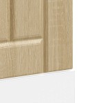 vidaXL Panou pentru mașină spălat vase Lucca Lemn stejar Sonoma