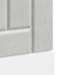 vidaXL Panou pentru mașină spălat vase Lucca Lemn prelucrat gri beton