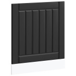 vidaXL Panou pentru mașină de spălat vase „Lucca” lemn negru prelucrat