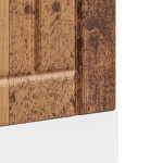 vidaXL Panou pentru mașină de spălat vase „Lucca” Lemn vechi, lemn