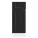 vidaXL Dulap de bază de bucătărie „Porto” din lemn negru prelucrat