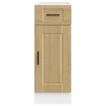 vidaXL Dulap de bază de bucătărie „Porto” din lemn de stejar Sonoma