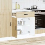 vidaXL Dulap de bază de bucătărie „Porto” din lemn de stejar Sonoma