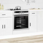 vidaXL Dulap pentru cuptor „Porto” din lemn prelucrat alb lucios vidaXL Dulap pentru cuptor „Porto” din lemn prelucrat alb lucios