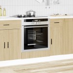 vidaXL Dulap pentru cuptor "Porto" din lemn de stejar sonoma
