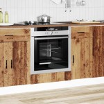 vidaXL Dulap pentru cuptor „Porto” Lemn vechi, lemn de inginerie
