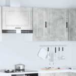 vidaXL Dulap de bucătărie „Porto” Lemn prelucrat gri beton