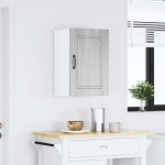 vidaXL Dulap de bucatarie "Porto" din lemn prelucrat Sonoma gri vidaXL Dulap de bucatarie "Porto" din lemn prelucrat Sonoma gri