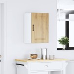vidaXL Dulap de bucătărie „Porto” din lemn de stejar artizanal